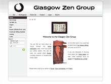 Tablet Screenshot of glasgowzen.com